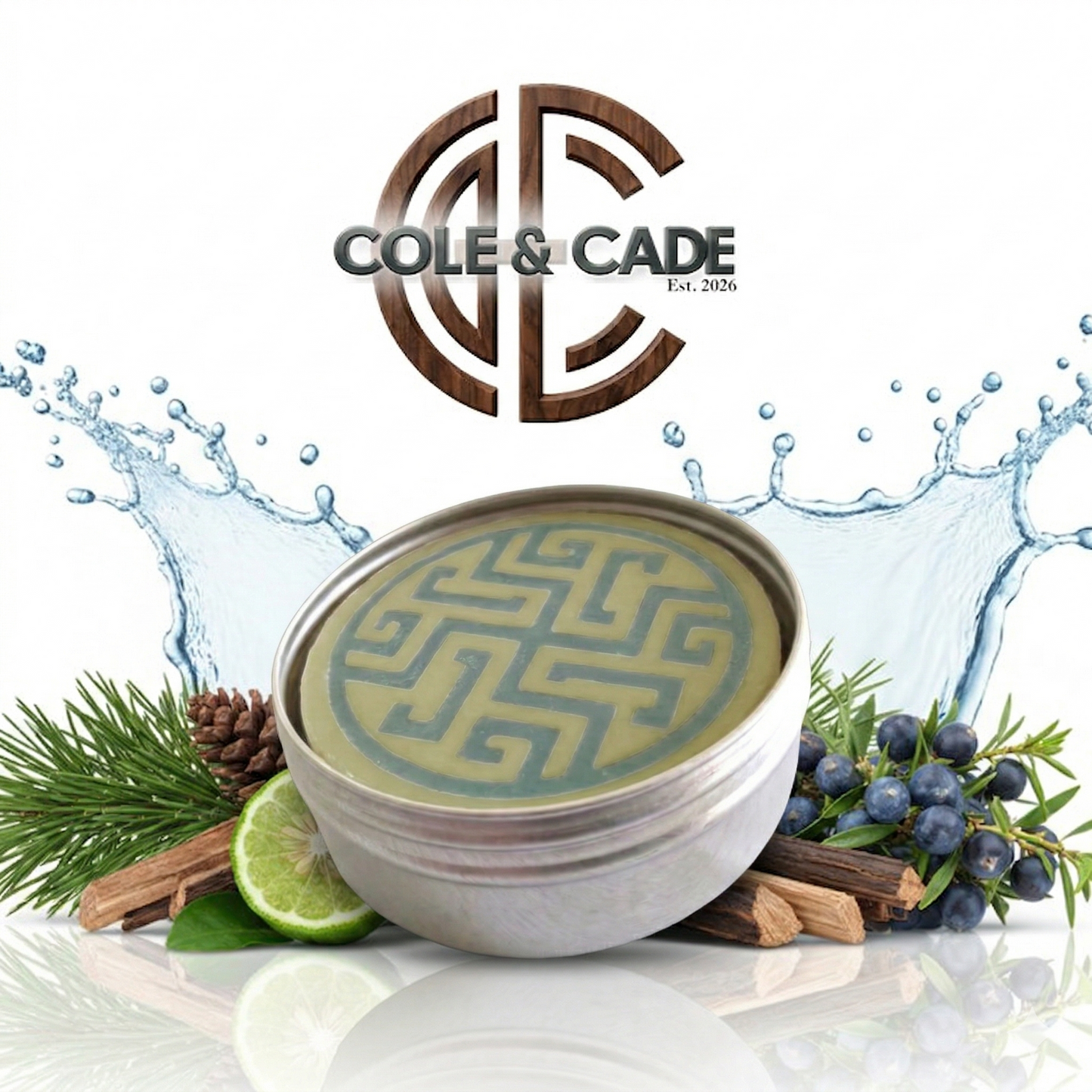 The Forester - Maze Patterned Shaving Soap - COMING SOON
