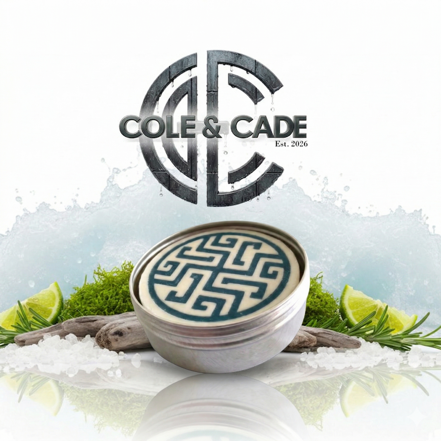 Steel Rain - Maze Patterned  Shaving Soap - COMING SOON